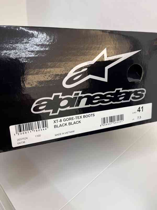 Moto boty Alpinestars XT-8 Gore-Tex – Velikost 41 (jako nové - foto 15
