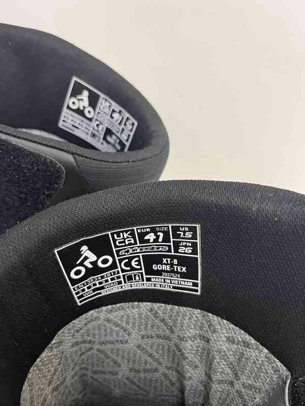 Moto boty Alpinestars XT-8 Gore-Tex – Velikost 41 (jako nové - foto 12