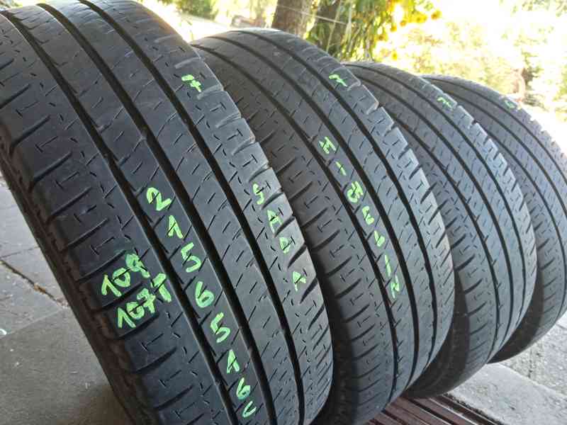 Letní pneu 4kusy 215/65/16C vzorek 80% MICHELIN - dobírka - foto 2