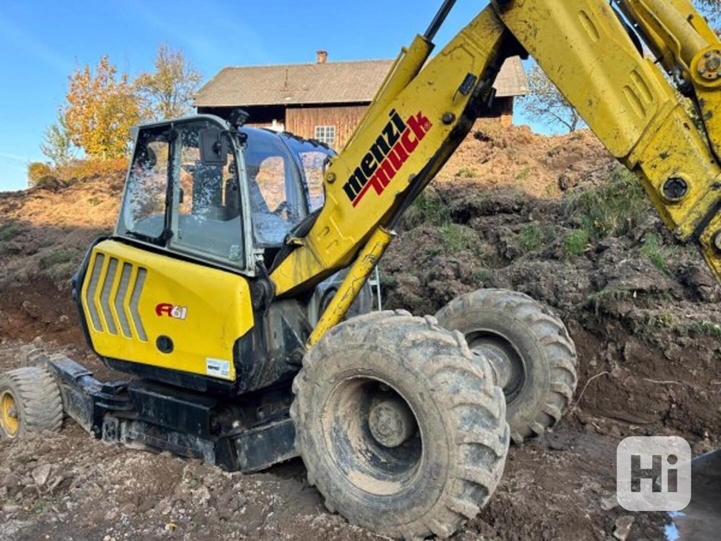 MenziMuck A61 nový:teleskop+ joysticky! bagr 7.8t pavouk - foto 1