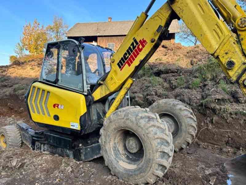 MenziMuck A61 nový:teleskop+ joysticky! bagr 7.8t pavouk - foto 1