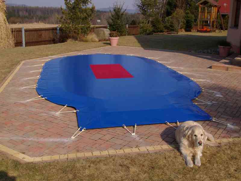 Vysocepevnostní krycí plachta na bazén  - foto 3