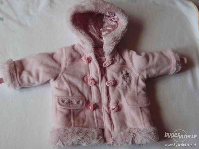 dívčí kabátek velikost 3 – 6 měsíců - foto 1