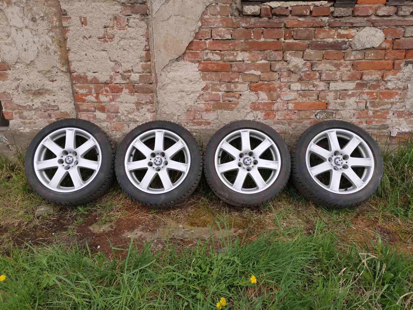 Alu kola BMW 17"7,5Jx17H2 ET44+zimní Barum Polaris 3 - foto 1