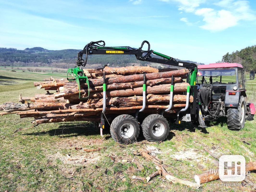 Vyvážečka dřeva za traktor a malotraktor STS 4T - foto 1