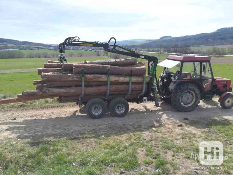 Vyvážečka dřeva za traktor a malotraktor STS 4T - foto 2