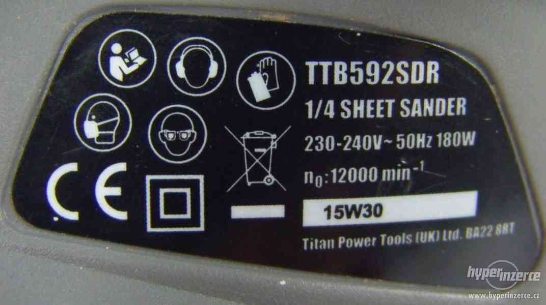 Titan TTB592SDR &#188; list Palm Sander 240V - foto 5
