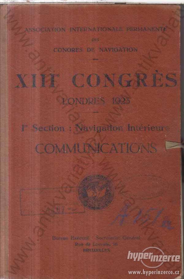 Congrés Londres 1923 Intérieure Communications - foto 1