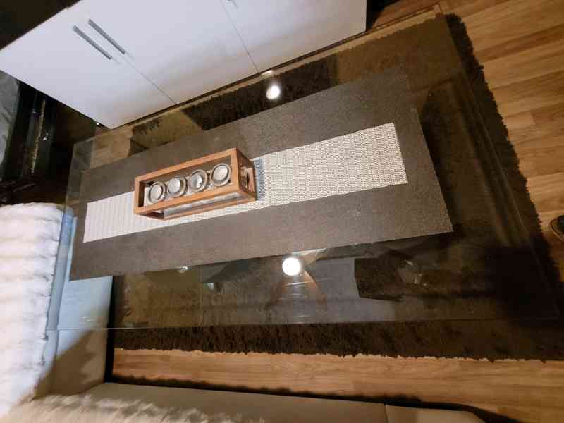 Konferenční stolek se skleněnou deskou - foto 3