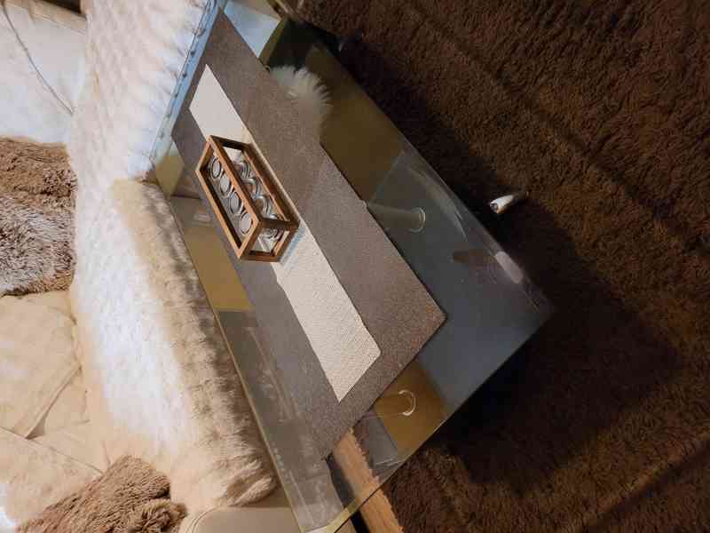 Konferenční stolek se skleněnou deskou - foto 6