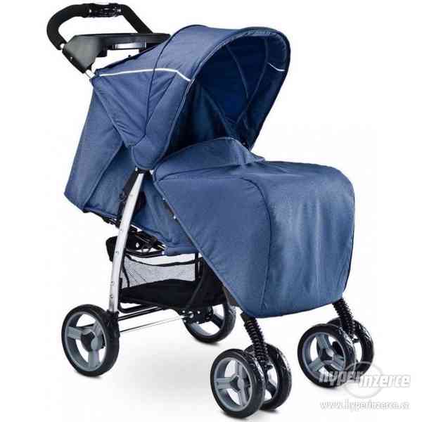 Sportovní kočárek CARETERO Monaco - navy 2017 - modrá - foto 2