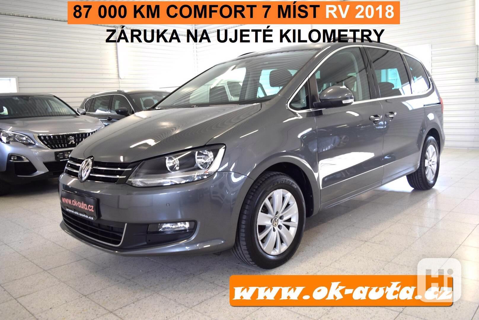 Volkswagen Sharan 2.0 TDI COMF. 7 MÍST 88 000 KM 2018-DPH - foto 1