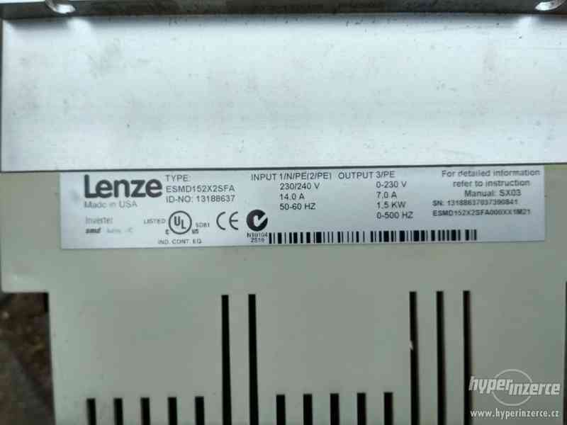 měnič Lenze 230v, 1,5 kW - foto 2