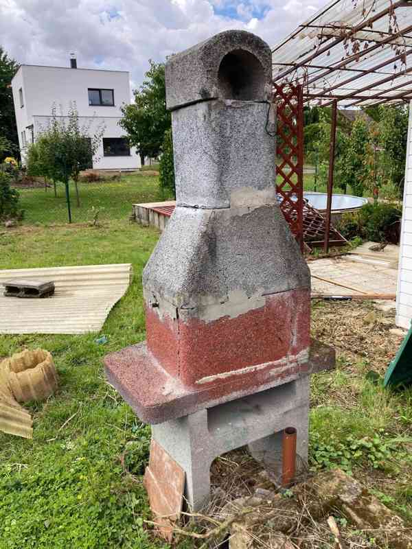 Betonový zahradní krb - foto 3