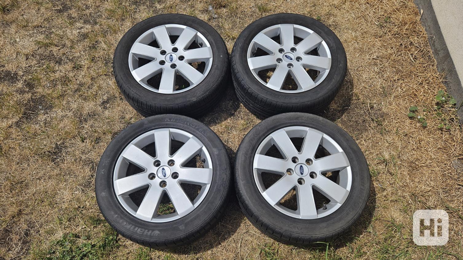 Ford Mondeo elektrony 6,5Jx16 5x108 ET52,5 pneumatiky letní  - foto 1