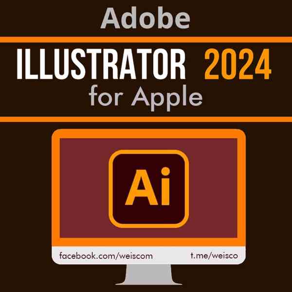 Adobe Illustrator 2024 for Mac OS Apple Macbook M3