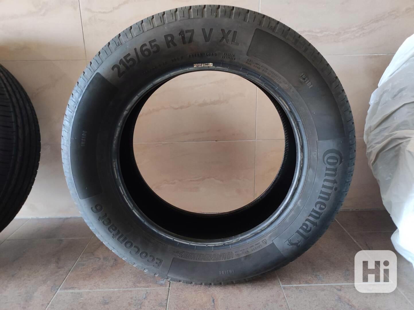 Prodám letní sadu pneu Continental 215/65 R17 - foto 1