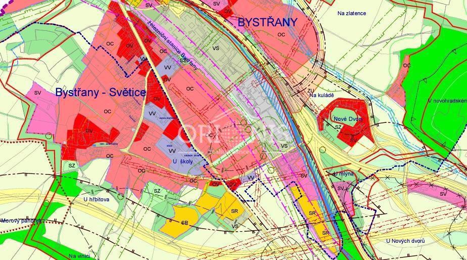 Prodej stavebního pozemku 1000m2, Bystřany - foto 7