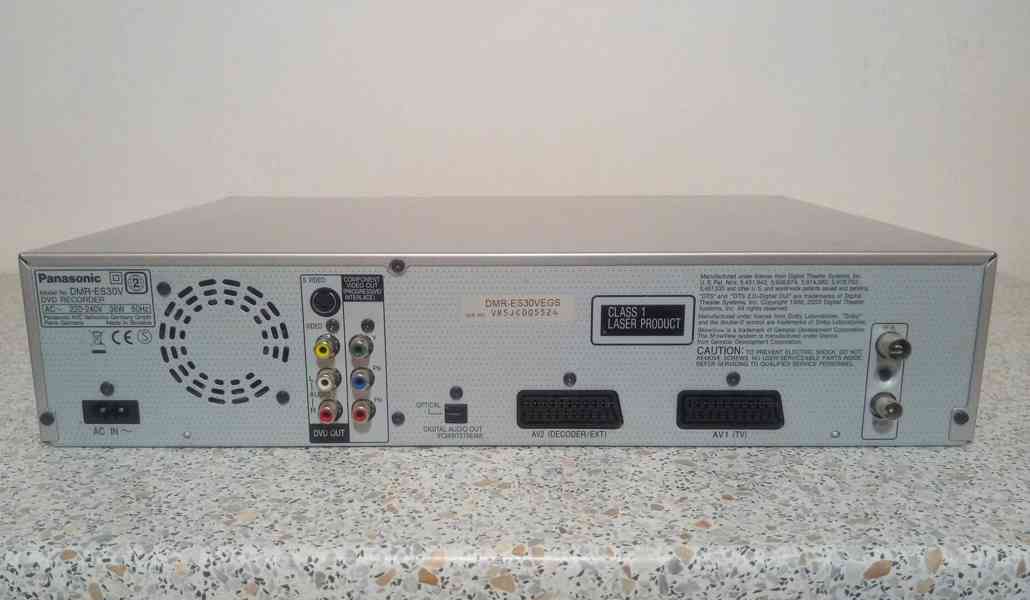 VHS-DVD rekordér Panasonic DMR-ES30 - foto 6