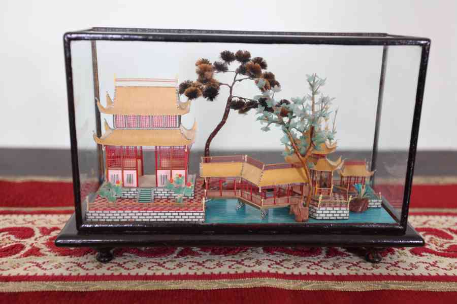Dřevěný model zahradního paláce Čína - foto 2