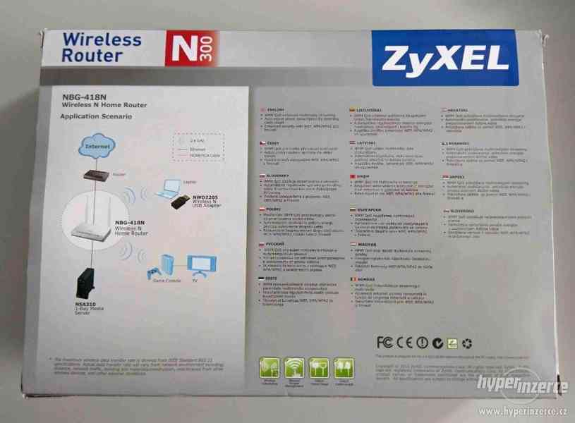 router ZyXEL NBG-418N nepouzity - foto 7