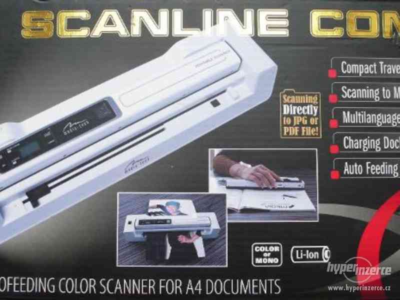 Ruční barevný skener Media-tech Scanline Combo MT4093