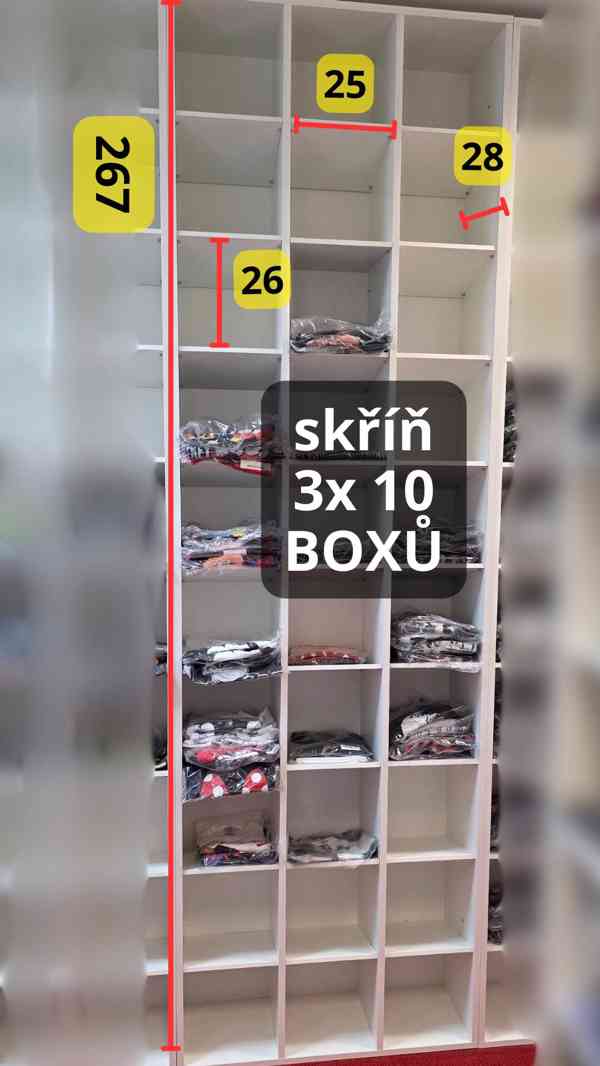 Regálové skříně na zboží - 100% stav - foto 4