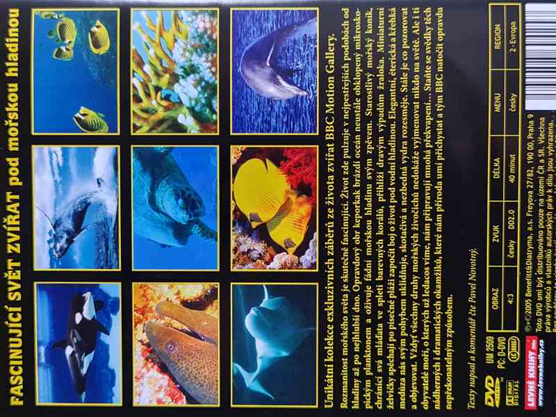 DVD - FASCINUJÍCÍ SVĚT ZVÍŘAT / Pod mořskou hladinou - foto 2