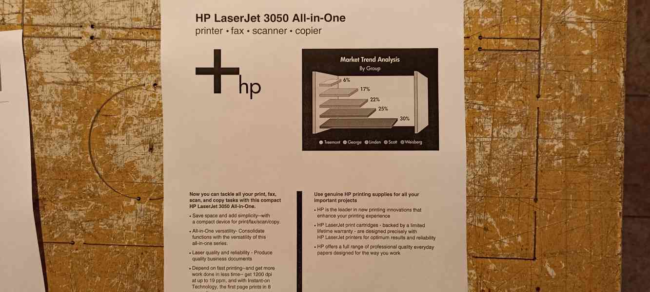 HP Laserjet 3050 | najeto 47tis. | toner 75% - foto 4