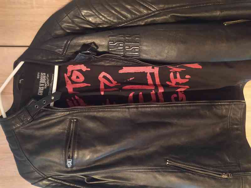 Úplně nova kožená bunda Guns n Roses 3xl - foto 4