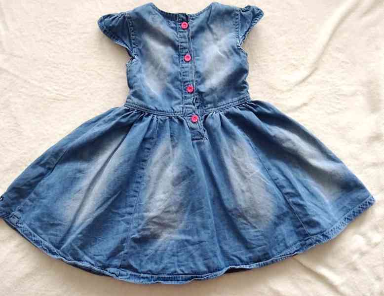 Krásné denim šatičky na 2-3 roky - foto 4
