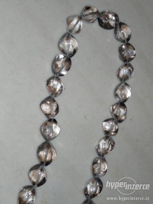 Prvotřídní starý náhrdelník z minerálu záhněda - foto 3