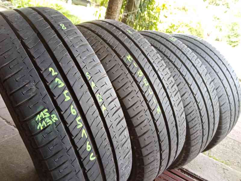 Letní pneu 4kusy 235/65/16C vzorek 85% MICHELIN - dobírka - foto 2