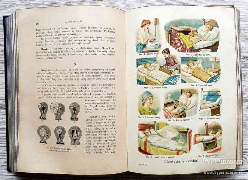 Žena lékařkou, 100 let stará lékařská kniha, rok vydání 1923 - foto 11