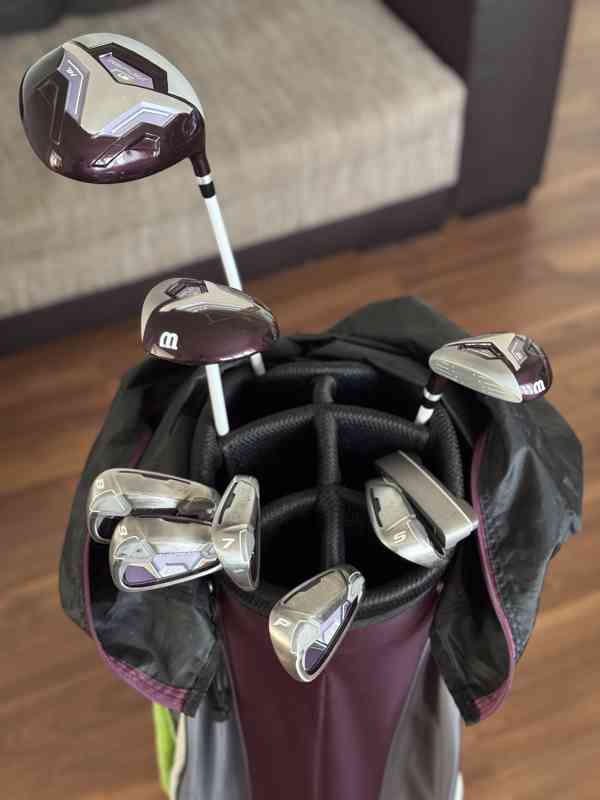 Prodám dámský golfový bag s holemi Wilson – jako nové - foto 2