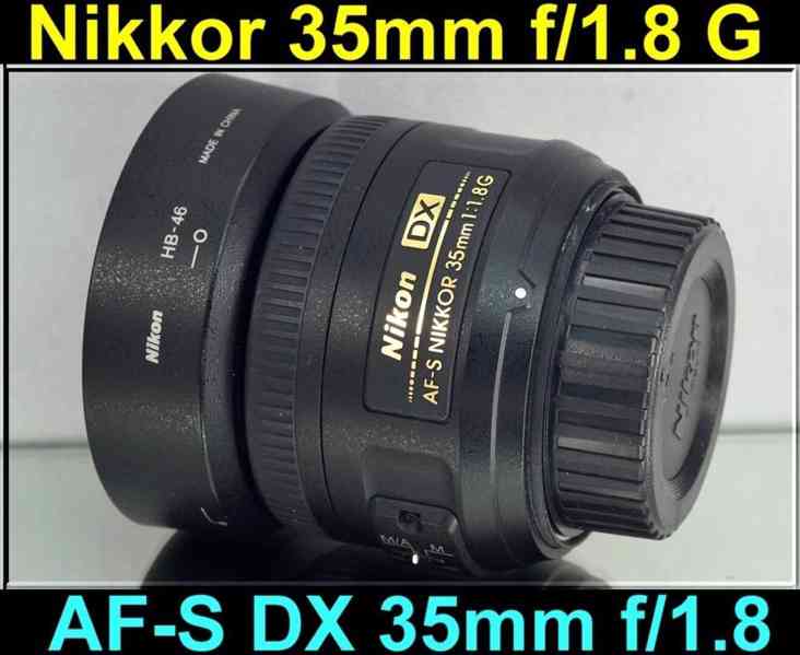Nikon AF-S Nikkor 35 mm f/1.8 G **DX Pevný lens*