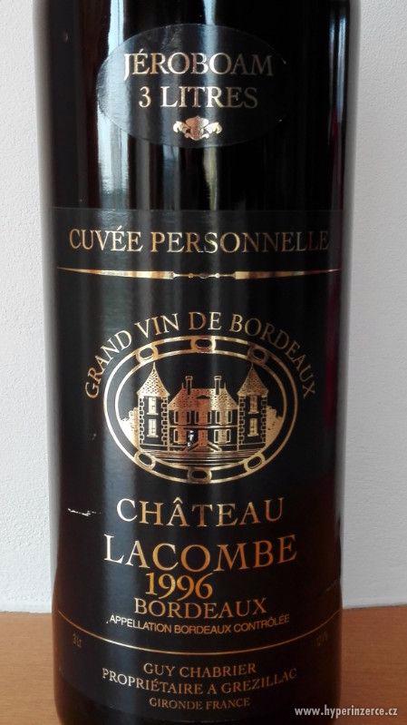 Víno Château Lacombe 1996 Bordeaux - foto 2