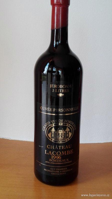 Víno Château Lacombe 1996 Bordeaux - foto 3