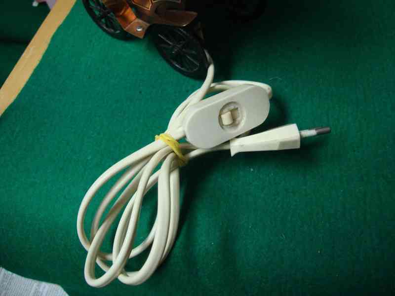 Retro lampa lampička veterán auto autíčko pěkný funkční - foto 12