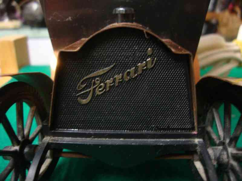 Retro lampa lampička veterán auto autíčko pěkný funkční - foto 5