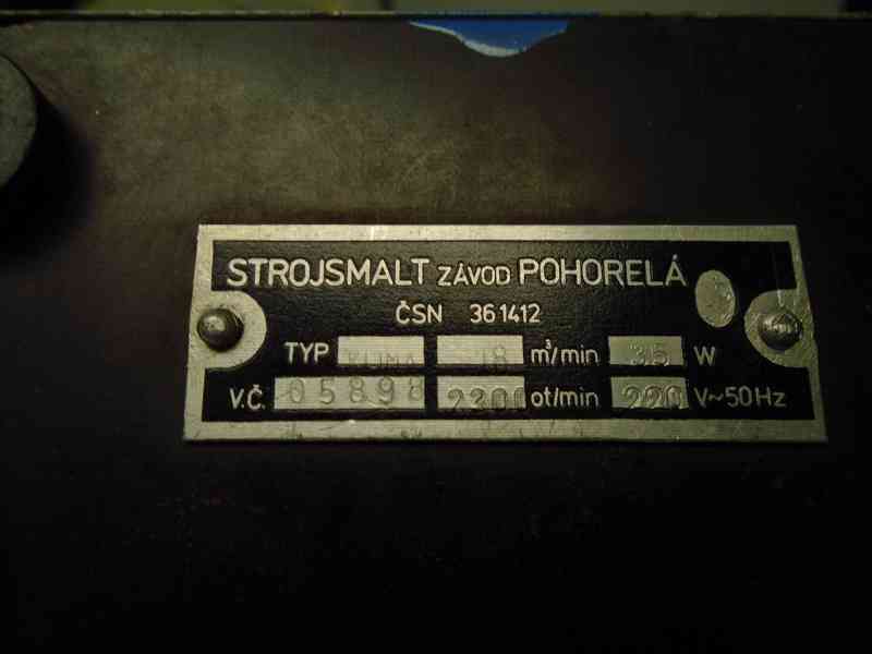 Retro stolní ventilátor větrák Strojsmalt Klimat 18 funkční - foto 13