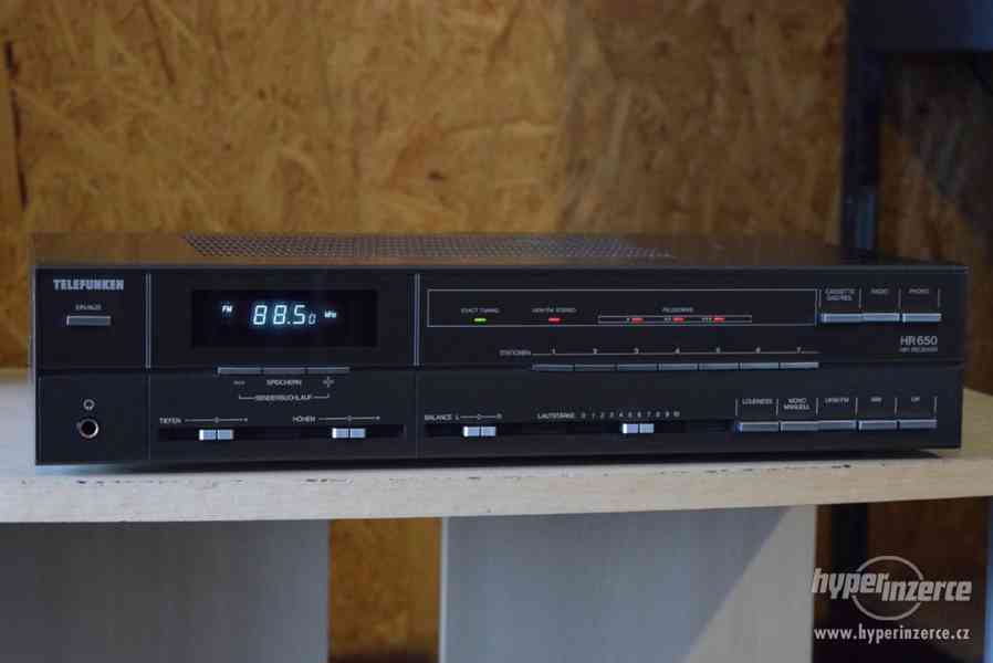 TELEFUNKEN HR650 LEVNÝ HIFI STEREO RECEIVER !!  - foto 1