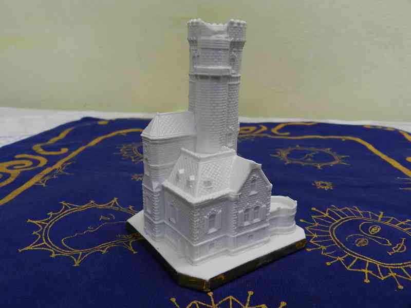 Málo vídaná stará porcelánová plastika Hrad S Czechoslovakia - foto 2