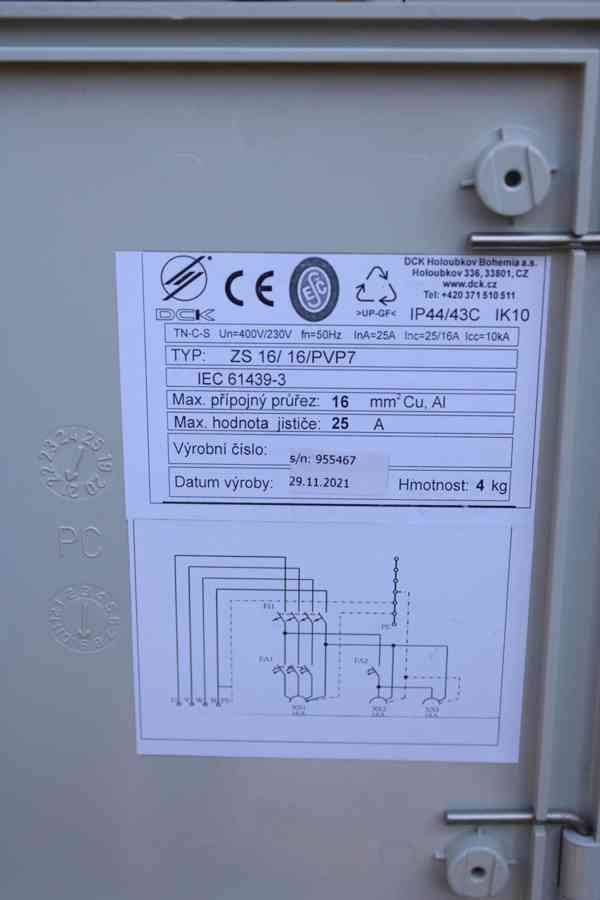 Sestava HELGA 2H-N-C (ER212+ZS16) elektroměrová a zásuvková  - foto 6