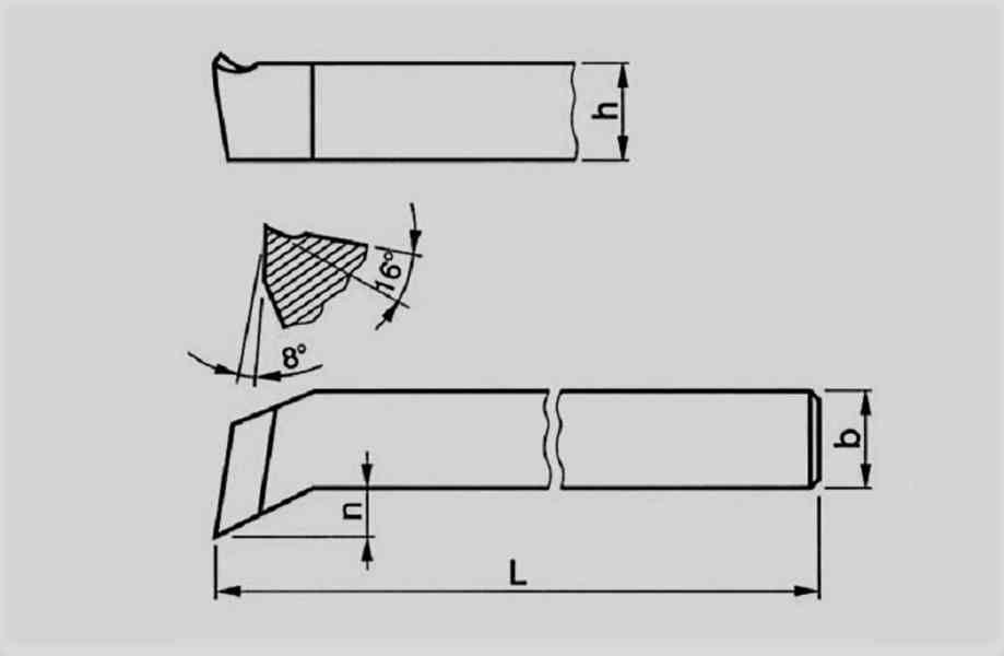 Soustružnický nůž 32x20 ROHOVÝ kovaný-HSS, pravý - foto 5