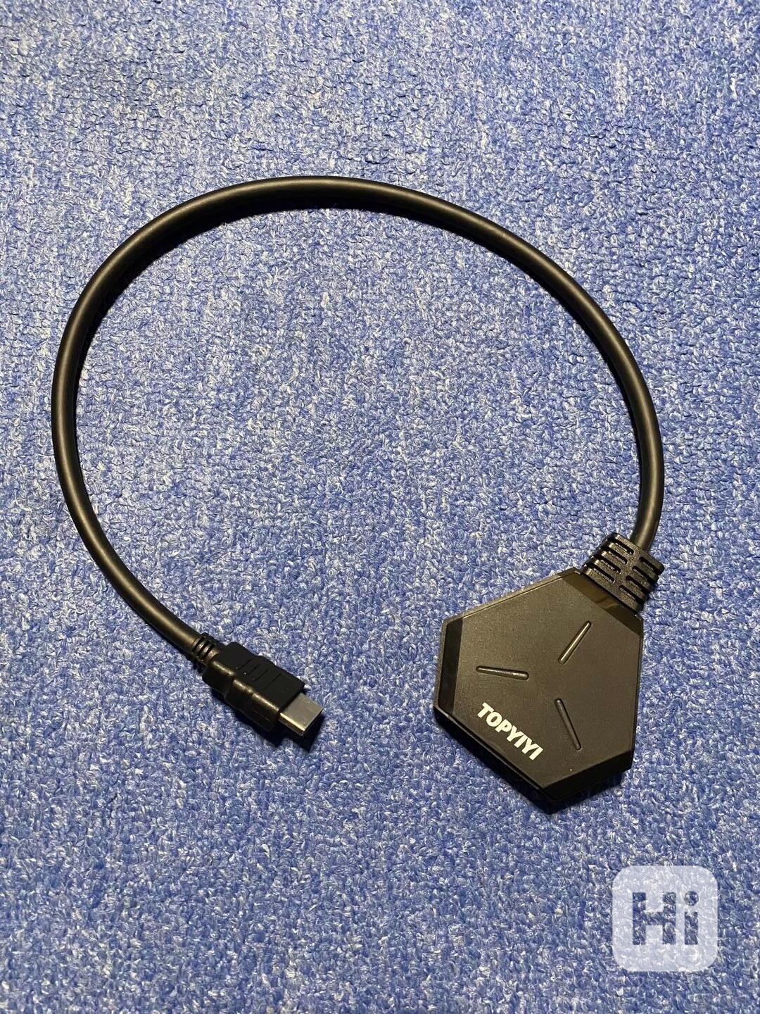 Topyiyi HDMI rozbočovač, 1 vstup a 2 výstupy - foto 1