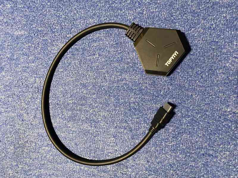 Topyiyi HDMI rozbočovač, 1 vstup a 2 výstupy