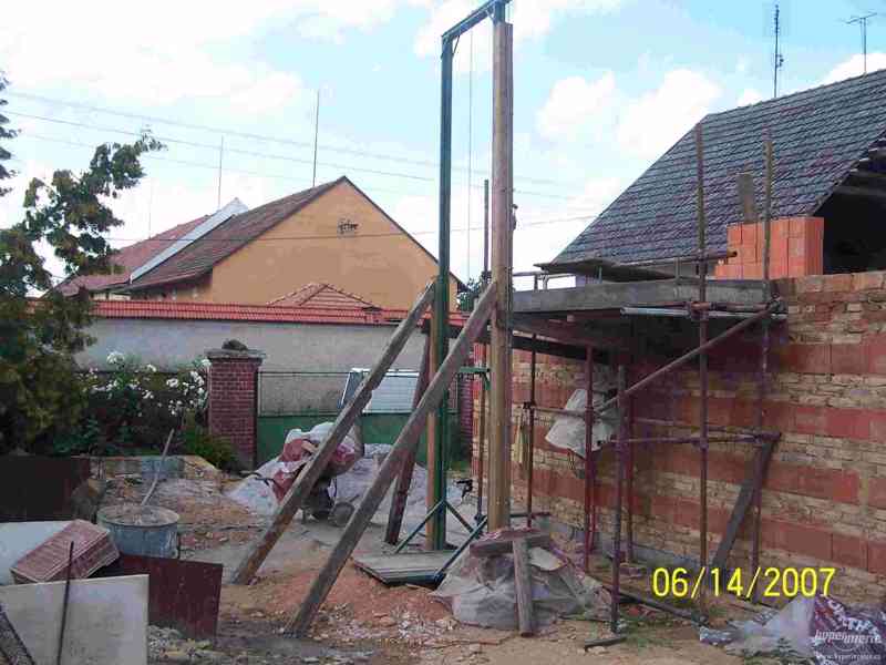 stavební výtah domácí výroby - foto 1