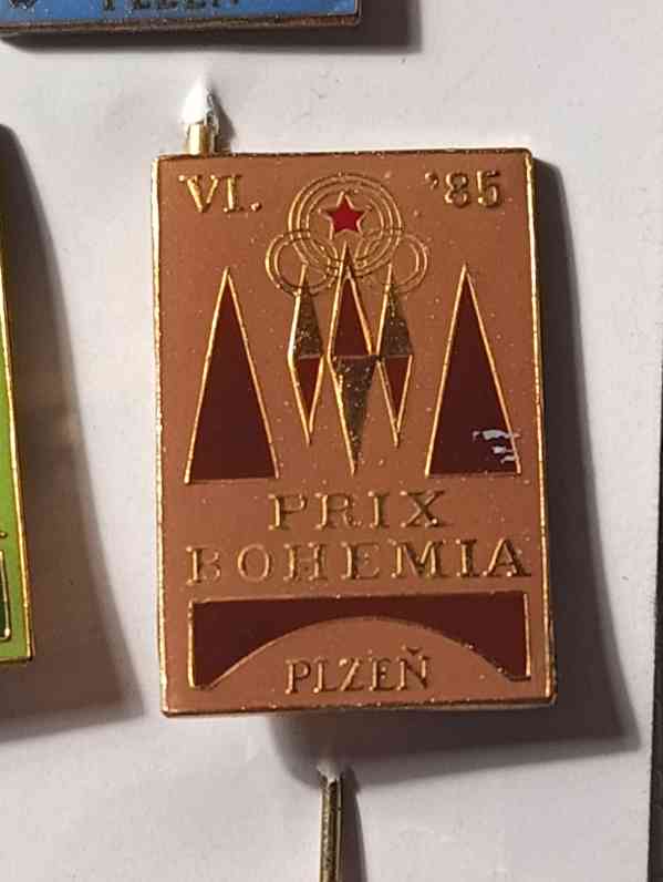 Sběratelský odznak Prix Bohemia Plzeň VI. 85