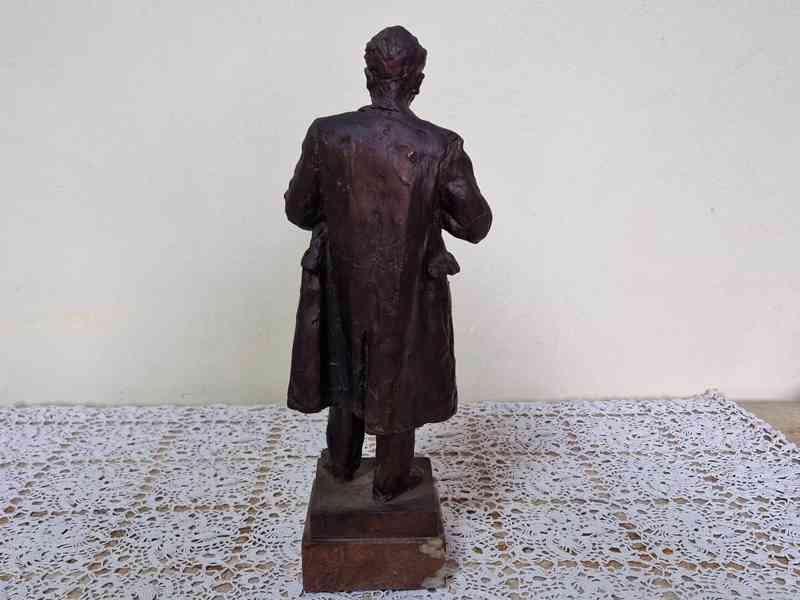 Nevídaná autorská bronzová Socha Klement Gottwald - foto 6